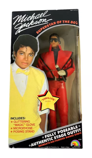 Michael Jackson-1984 Thriller Stage Outfit 12” Tall Action figure/ Doll LJN Toys