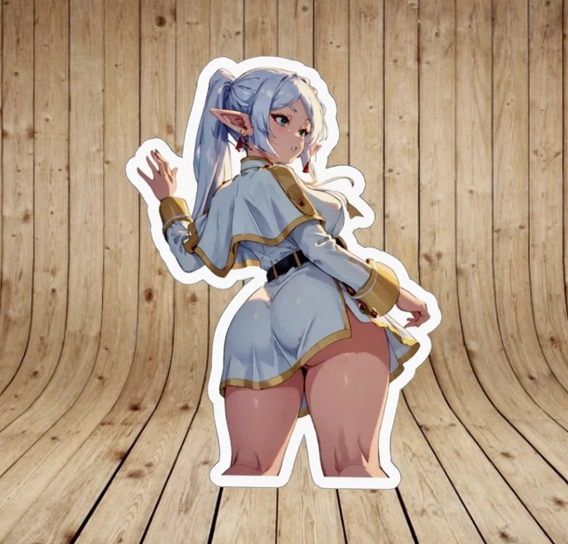 FRIEREN BEYOND JOURNEY’S End Sticker Waifu Anime Ecchi Hentai Curvy EUR