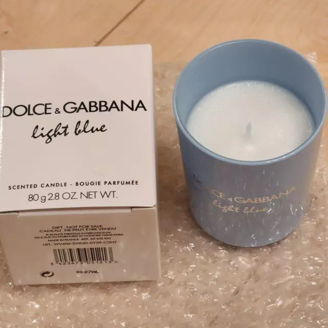 Not for sale Unused item! DOLCE & GABBANA 80g Candle from Japan