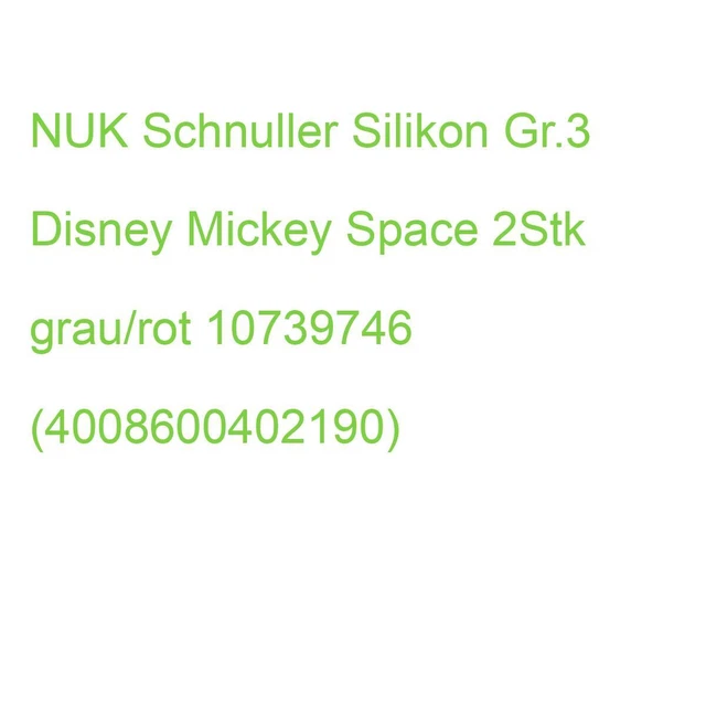 NUK Schnuller Disney Minnie Mouse Space 18-36 M. 2 Stück 10739746 (4008600402190