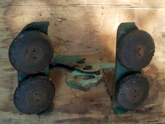 CHARIOT ROULANT PORTE palan 3 tonnes pour poutre IPN Support treuil de ...