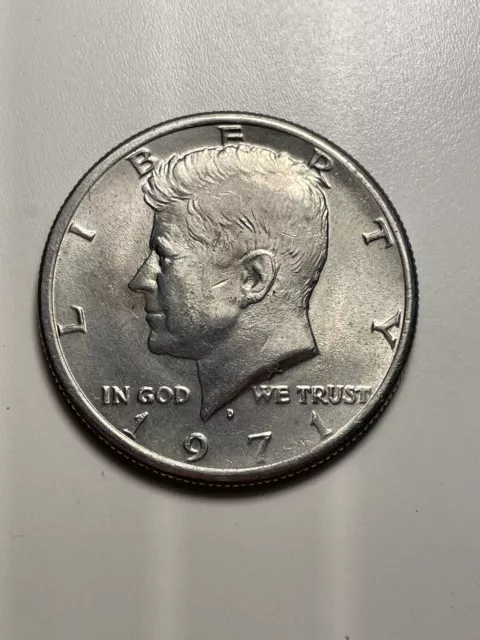 1971 Usa Kennedy Half Dollar Coin Mint