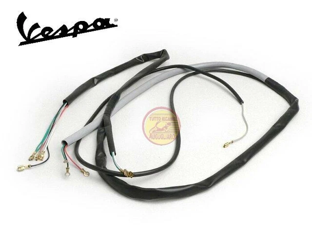 CAVI FILI CABLAGGIO Impianto Elettrico Grabor Per Piaggio Vespa 50 Special 69-80 EUR 22,00 - IT - Foto 11
