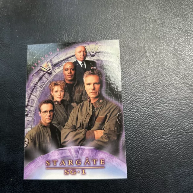 Btta Promo P1 Stargate Sg – 1  2002 Rittenhouse Season 4