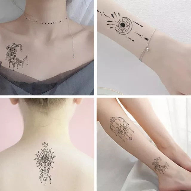 30pcs Space Planets Temporary Tattoo Constellations Waterproof Realistic Party