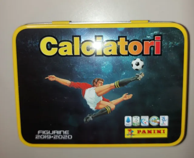 PORTA FIGURINE IN latta/Scatola VUOTA - Box Calciatori 2019-2020
