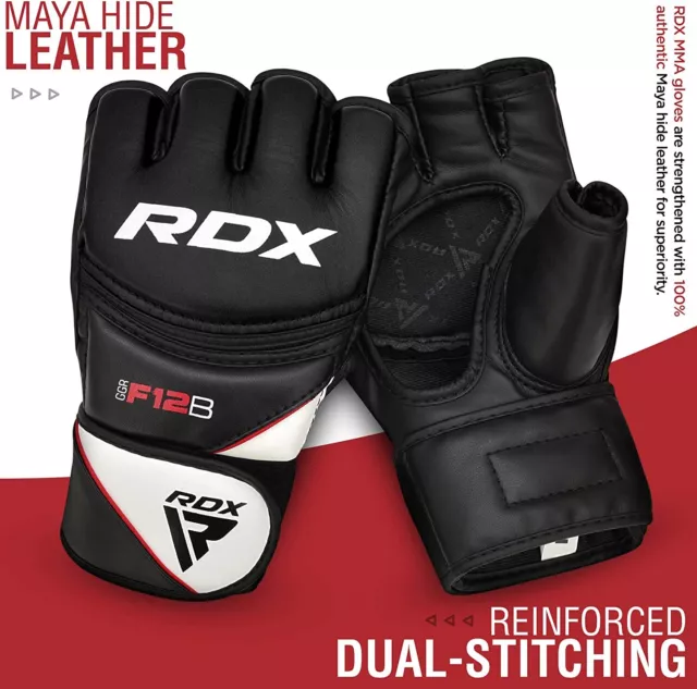 MMA Boxing Gloves by RDX, MMA sparring gloves, Grappling Gloves, Kickboxing 2
