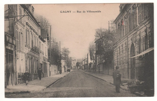 Cpa 93 - Gagny: Rue De Villemomble (Seine-Saint-Denis) Written