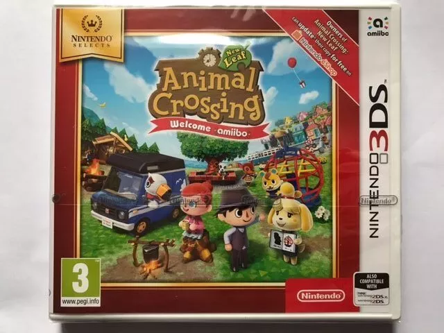 Animal Crossing New Leaf Welcome amiibo 3DS NINTENDO New and Sealed