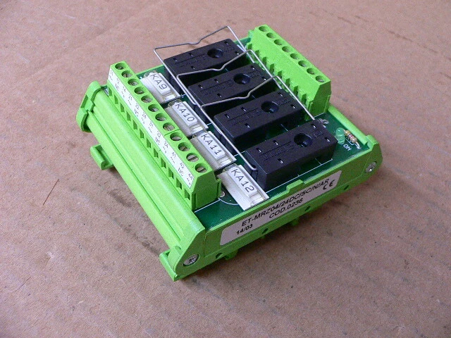 Eurotek 4 Channel Relay ET-MRZ04/24DC/SC/N/AR Breakout Board