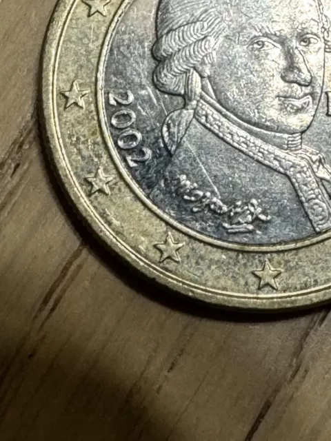 2 Euro Austria Mozart 2002 Con Errore Di Conio, Lotto n 3 3