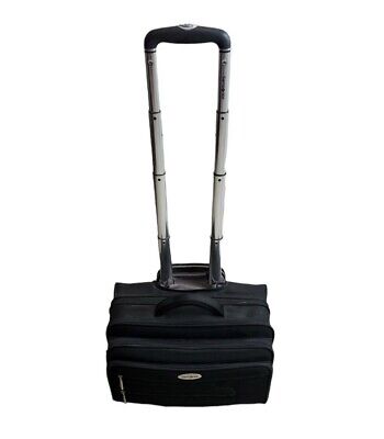 Samsonite Wheeled Portfolio Laptop Rolling Carry-On Briefcase Bag Roller-board