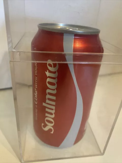 coca cola can sealed empty soulmate name rare 2