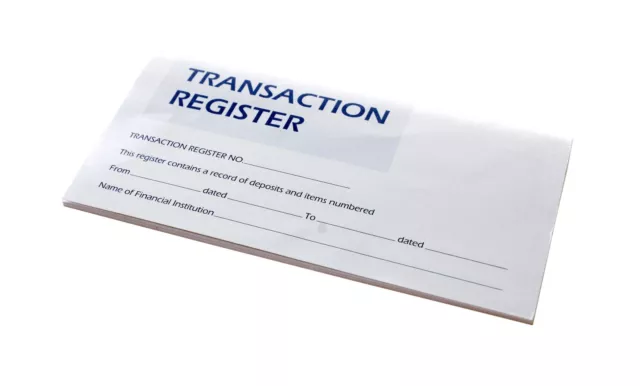 20 CHECKBOOK TRANSACTION Register Calendar 2023-2024-2025 Check Book