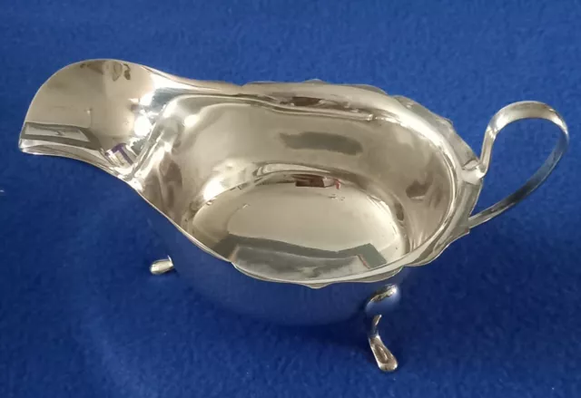 Vintage Solid Silver Gravy Sauce Boat Hallmarked 1931