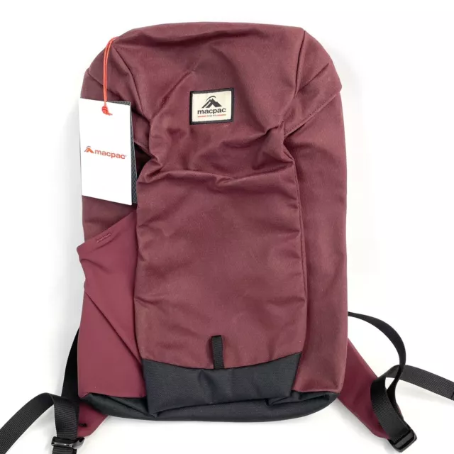 Macpac Piko 14L Aztec Canvas Hiking Backpack Burgundy New Wirh Tags