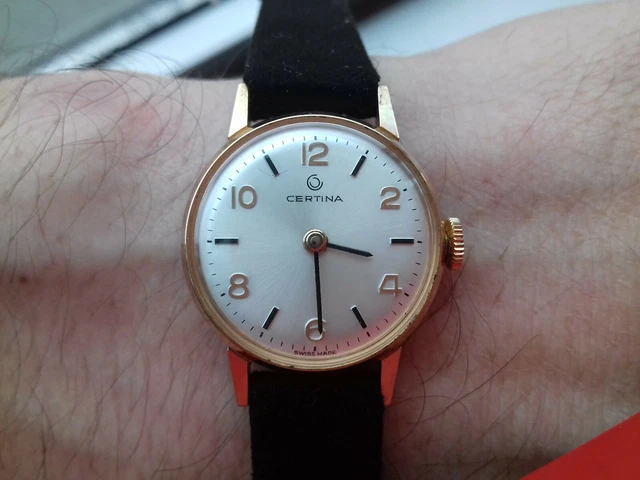 Montre Certina Saphir Or Slim Vintage Collection - Réf. 203.1007.26/2 - Neuf Avec étiquettes