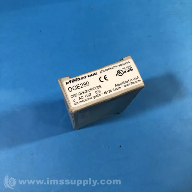 Ifm OGE280 35mm Dark On Rectangular Photoelectric Sensor Receiver FNFP