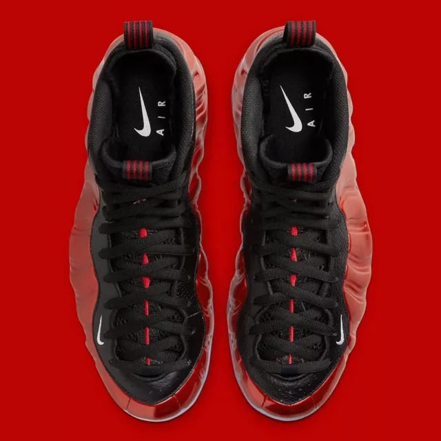 Nike Air Foamposite 1 Metallic Red Black Shoes Sneakers Mens Size US 9.5 NEW ✅ 3