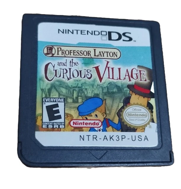 Professor Layton and the Curious Village solo cartuccia versione Nintendo DS USA