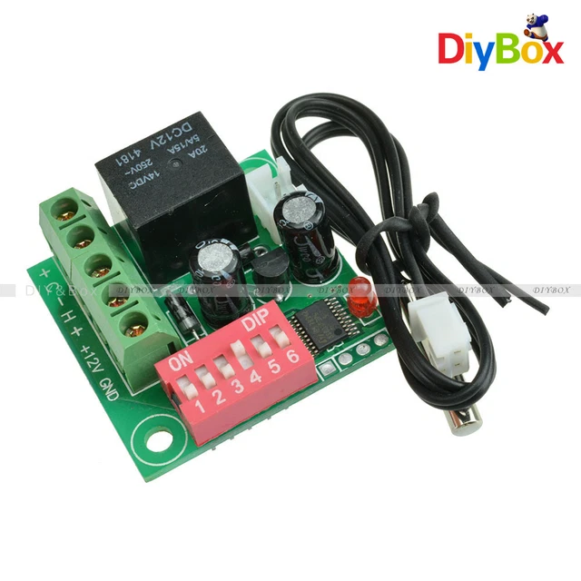 W1701 DC 12V Heat Cool Temp Thermostat Digital Temperature Control ...