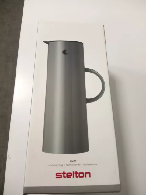 Stelton EM77 Vacuum Jug ~ 1 Litre ~ BLACK ~ BOXED