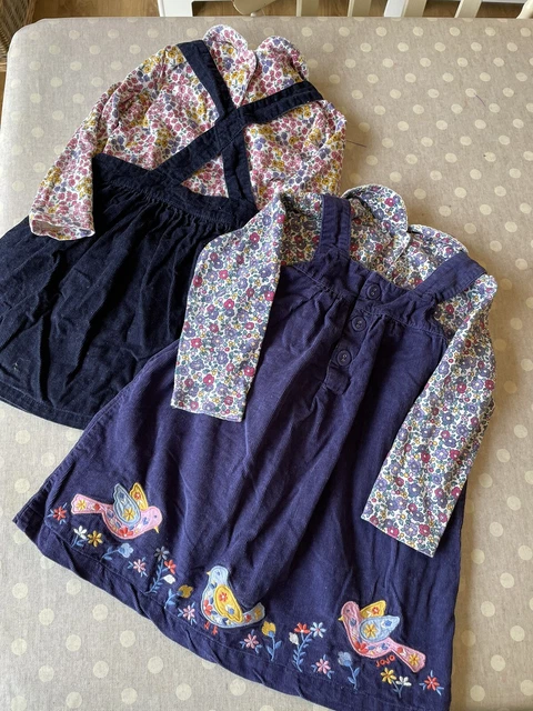 Jojo Maman Bebe Girls Dress & Top Bundle 2-3 years 2