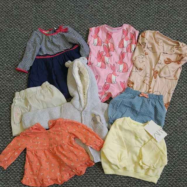 Children's Baby/Toddler Girls Clothing Bundle Job Lot 30 Items,  Age 0-6M, GB036
