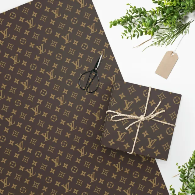 Louis Vuitton Wrapping Paper, Louis Vuitton Gift Wrap