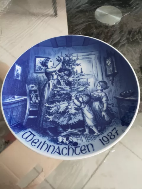 Piatto di Natale 1987 - Bareuther - Limited Edition