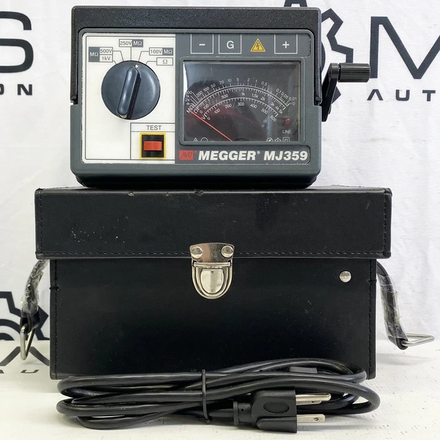 MEGGER MJ359 Isolamento & Continuità Tester 7A 500V USA Venditore