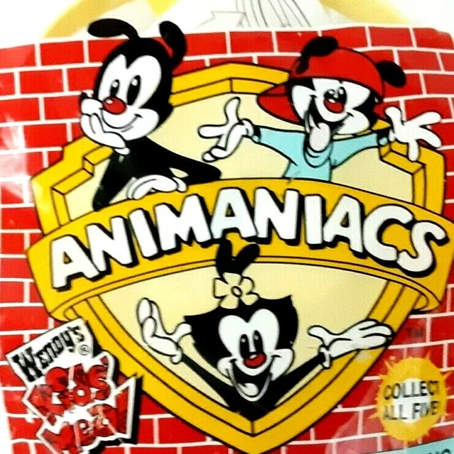 SEALED Vintage 1993 WENDY'S Kids Meal Toy ANIMANIACS Flying Yakko Helicopter