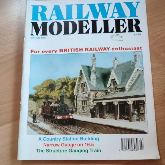 Railway Modeller Modellbauzeitschrift März 1994 Modelleisenbahn