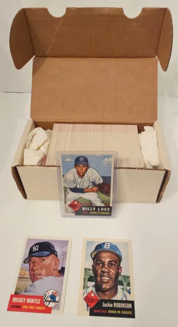 1953 Topps Reprint (1991) Archives Complete Set(330)Cards + Billy Loes Card #174