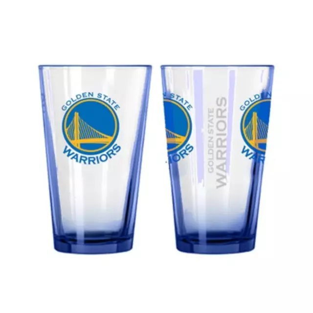 NBA Basketball Geschenkset (Größe Einheitsgröße) Golden State Warriors Pint Glas - Neu