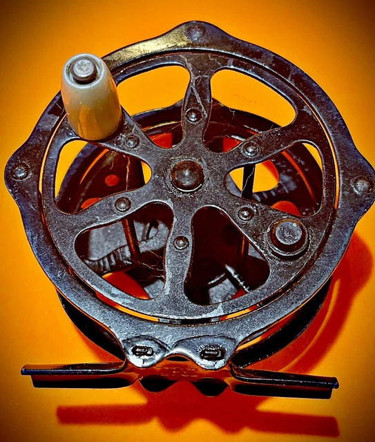 VINTAGE SKELETON FLY Fishing Reel by J.C. Higgins $29.00 - PicClick