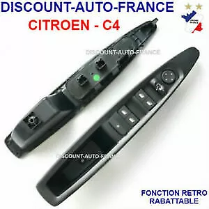 interrupteur bouton commutateur  leve vitre CITROEN C4     réf  9651464577