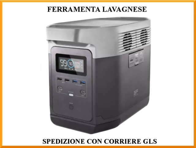 Stazione di alimentazione Ecoflow Delta MAX 2016 Wh batteria litio 2400 watt