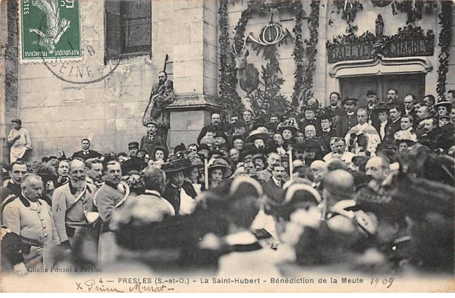 95 - PRESLES - SAN31319 - La Saint Hubert - Bénédiction de la Meute