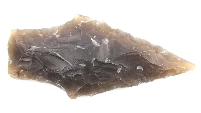 Ancient Rare Battle Hunting Stone Flint Arrowhead Spear Neolithic Bronze Age