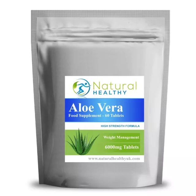 90 Aloe Vera Max 10000MG Detox gesunde Gewichtsabnahme Gesundheit und Schönheit Tabletten