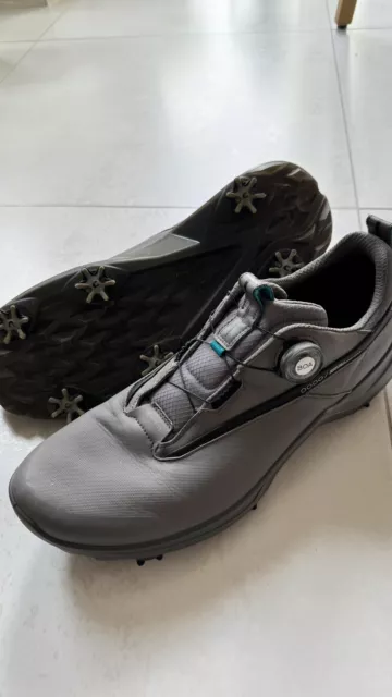 Ecco Herren Leder Golfschuhe Biom G5 BOA EU 46 Grau GTX Top