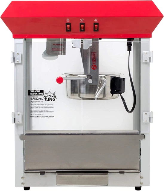 Carnival King PM850 8 Oz. Popcorn Machine/Popper - 120V, 850W
