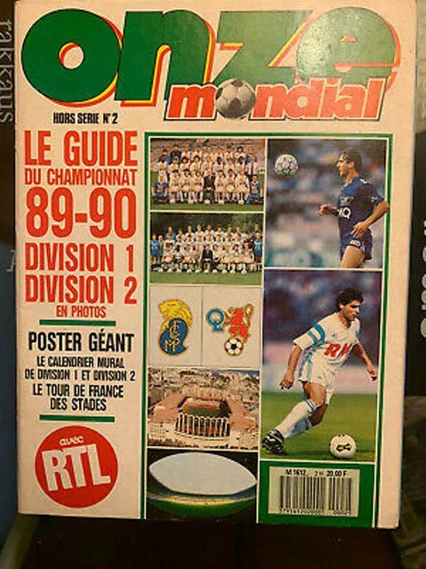Magazine ONZE Mondial – Hors Série N°22 – Spécial UEFA Euro 1996 (Angleterre) – RARE