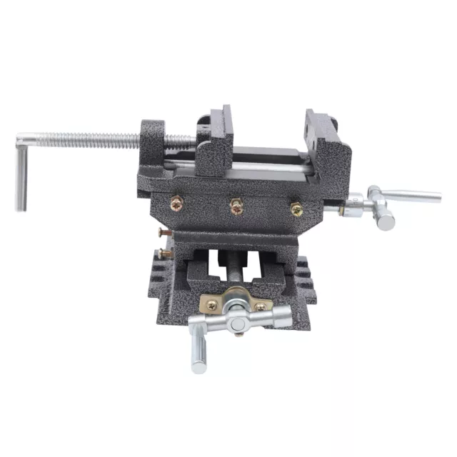 Cross Slide Drill Press Vise 2 Way X-Y Clamp Heavy Duty Machine Slide Metal Mill