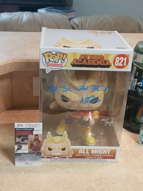 Chris Sabat My Hero Academia signed All Might 10 Inch Big Funko Pop JSA RR39199