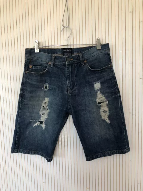 Bermuda en Jean Short Homme Pull & Bear W32 (T.42) VHB023