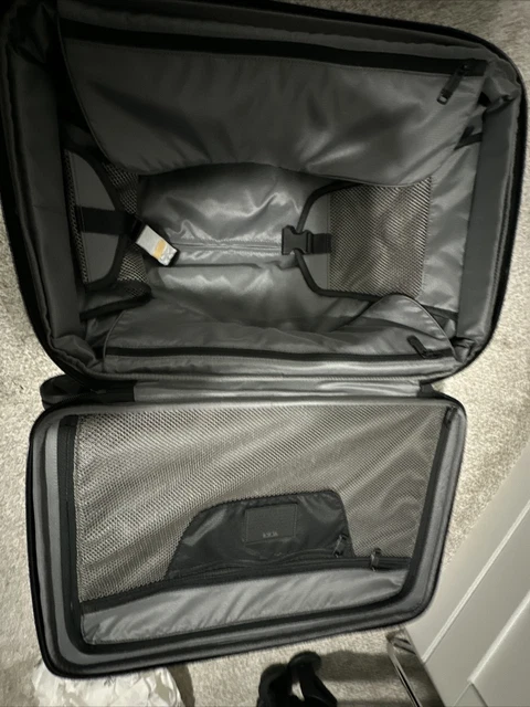 TUMI Alpha 3 Continental Dual Access Carry On 4 Wheel Expandable Travel Bag Blue 10