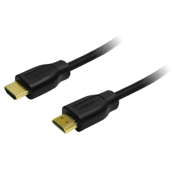 3x HDMI-Kabel LogiLink Anschl. 19pin St/St 10,0m 1.4 Gold