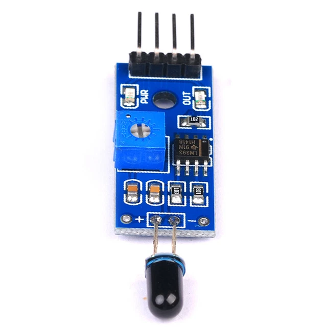 4 PIN FIRE Source Detection Module 3.3V-5V for Arduino DIY Kit #g £3.84 ...